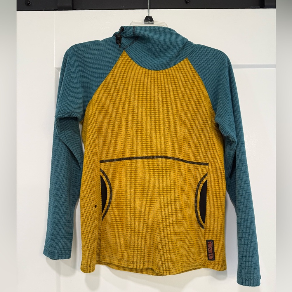 Melanzana Micro Grid Hoodie, V1, women’s size XS
